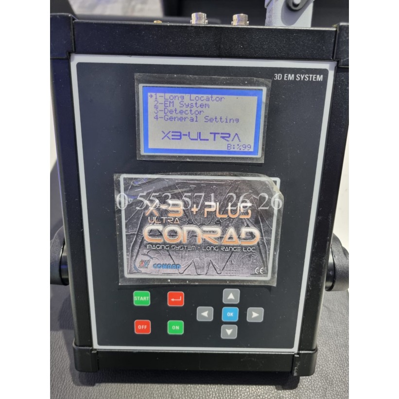 CONRAD GEO-X3 PLUS PROFESYONEL YER ALTI GÖRÜNTÜLEME SİSTEMİ İKİNCİ EL - 0553 571 26 26