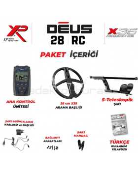 XP DEUS DEDEKTÖR 28 CM X35 BAŞLIK VE ANA KONTROL ÜNİTESİ - 0553 571 26 26