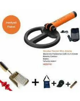 Scuba Tector PRO Su Altı Dedektörü&Sahil Arama Dedektörü - 20 cm Başlıklı - 0553 571 26 26