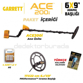 GARRET ACE 200İ DEDEKTÖR - 0553 571 26 26