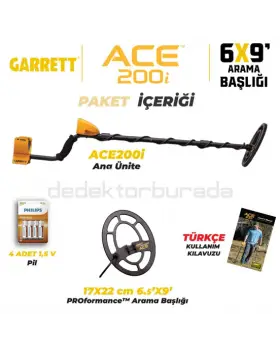 GARRET ACE 200İ DEDEKTÖR - 0553 571 26 26