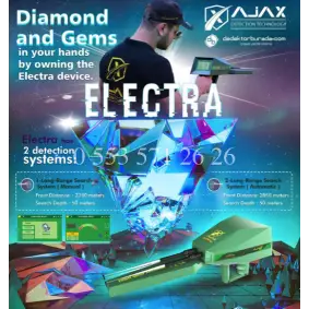 AJAX ELECTRA DEĞERLİ TAŞ VE MADEN DEDEKTÖRÜ - 0553 571 26 26