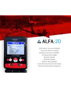 AVRUPA DEDEKTÖR ALFA 2D TFT DİJİTAL EKRANLI DEDEKTÖR PRO PAKET - 0553 571 26 26