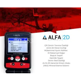 AVRUPA DEDEKTÖR ALFA 2D TFT DİJİTAL EKRANLI DEDEKTÖR PRO PAKET - 0553 571 26 26