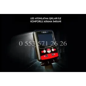 AVRUPA DEDEKTÖR ALFA 2D TFT DİJİTAL EKRANLI DEDEKTÖR PRO PAKET - 0553 571 26 26