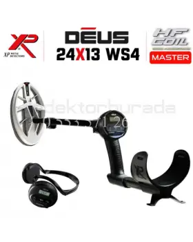 XP DEUS - 24x13cm HF BAŞLIK , WS4 MASTER KULAKLIK - 0553 517 26 26