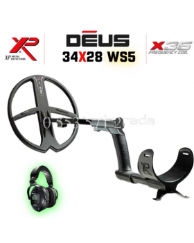 XP DEUS DEDEKTÖR - 34x28cm X35 BAŞLIK VE  WS5 KULAKLIK - 0553 571 26 26