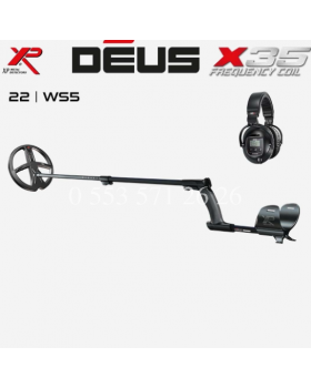 XP DEUS DEDEKTÖR - 22,5cm X35 BAŞLIK VE WS5 KULAKLIK - 0553 571 26 26