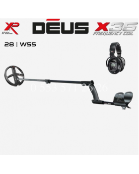 XP DEUS DEDEKTÖR 28cm X35 BAŞLIK VE WS5 KULAKLIK - 0553 571 26 26