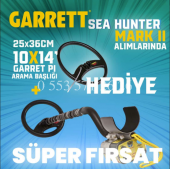 GARRETT SEA HUNTER MARK II SU ALTI VE SAHİL DEDEKTÖRÜ - 0553 571 26 26