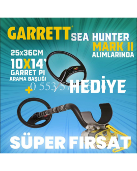 GARRETT SEA HUNTER MARK II SU ALTI VE SAHİL DEDEKTÖRÜ - 0553 571 26 26