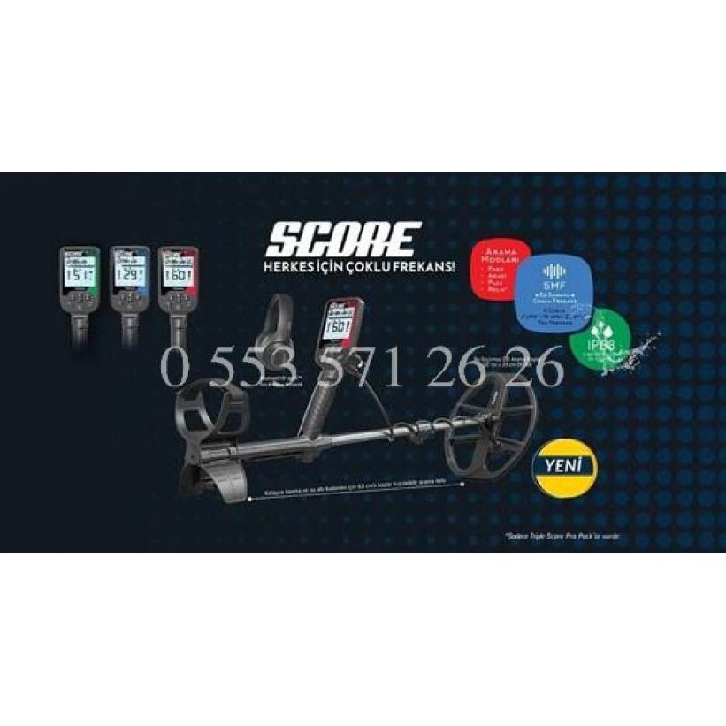 NOKTA SCORE 3 TRİPLE METAL DEDEKTÖRÜ - 0553 571 26 26